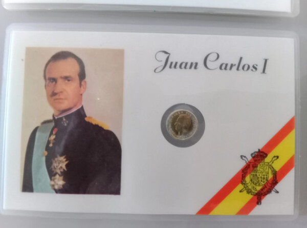 rey juan carlos monedas coleccion badalona barcelona