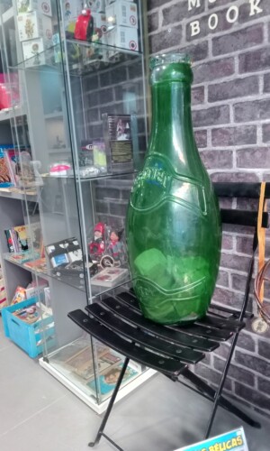 Wham Vintage Store Barcelona large perrier antique brocant bottle