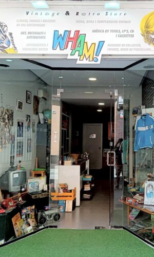 wham vintage store badalona barcelona discos vinilos antiguedades libros tebeos