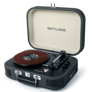 maleta tocadiscos muse negro beige