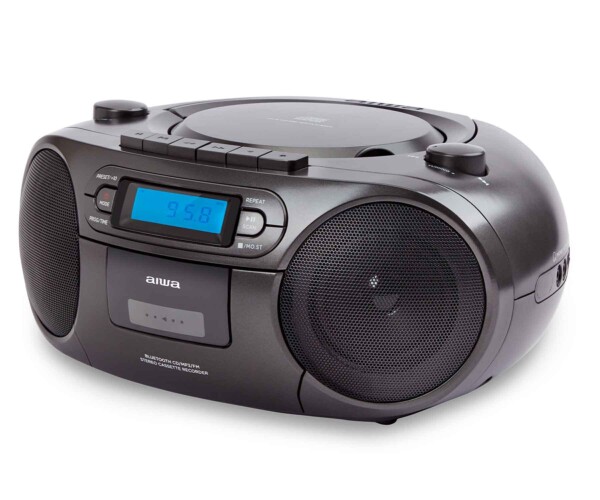 RADIO CD Y CASSETTE PORTÁTIL AIWA BBTC-550 Varios colores – Image 2