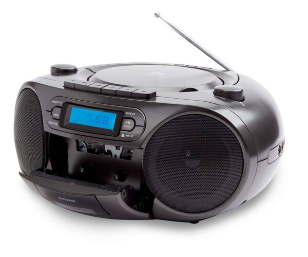 RADIO CD Y CASSETTE PORTÁTIL AIWA BBTC-550 Varios colores – Image 9