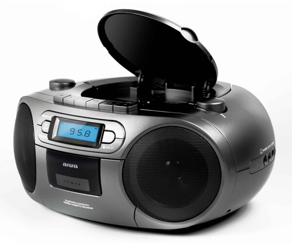 RADIO CD Y CASSETTE PORTÁTIL AIWA BBTC-550 Varios colores – Image 10