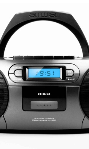 RADIO CD Y CASSETTE PORTÁTIL AIWA BBTC-550 Varios colores