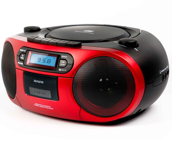 radio cd cassette aiwa nuevo retro