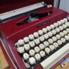 Máquina de escribir Maritsa 12 granate - Imagen 3
