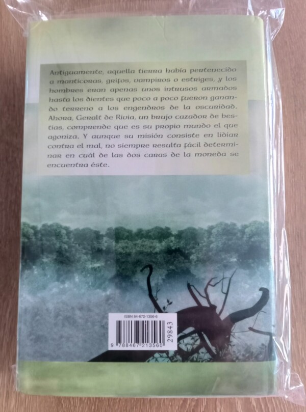 libro antiguo saga geralt de rivia