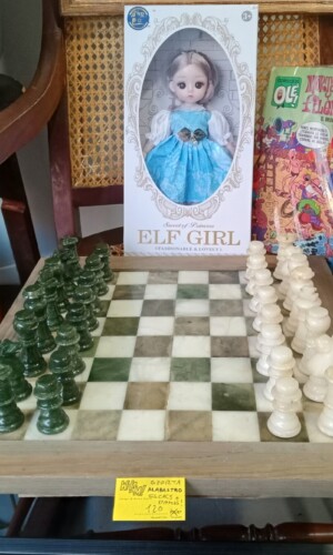 juego de ajedrez de alabastro oferta