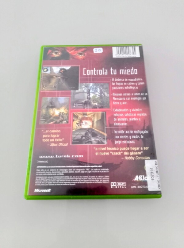 juego trasera turok evolution