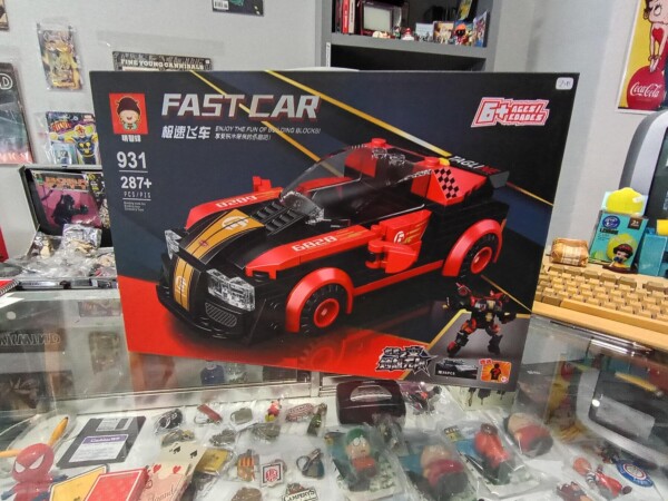 lego oferta liquidacion coche transformer negro rojo
