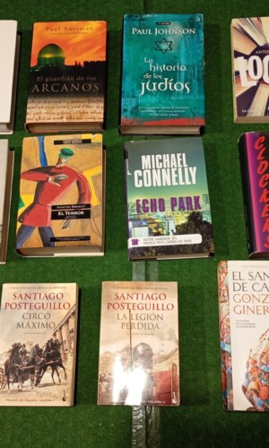 Romanzi densi, libri usati, libreria di seconda mano a basso costo di Badalona