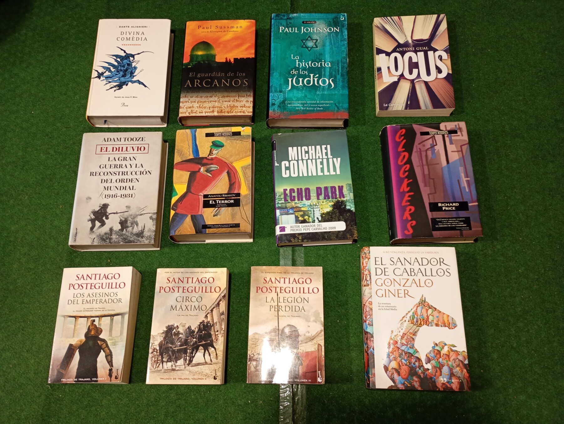 Romanzi densi, libri usati, libreria di seconda mano a basso costo di Badalona