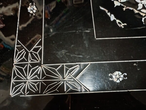 detalles de mesa de te vintage