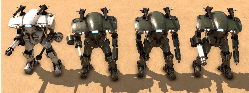 exoesqueletos starship troopers