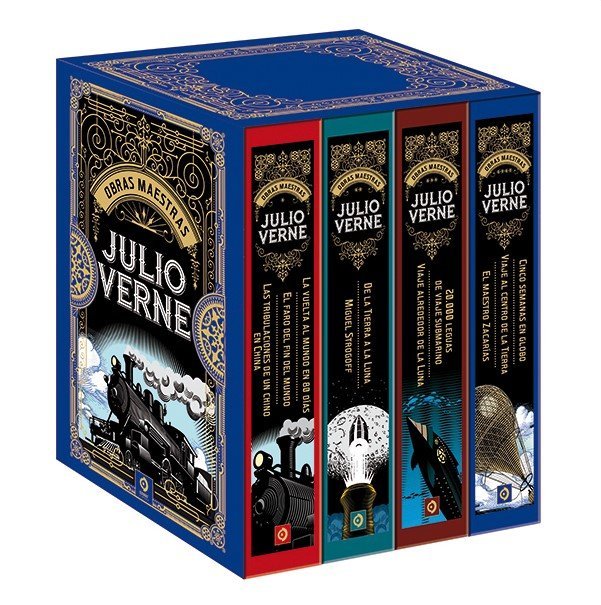 JULES VERNE COMPLETE WORKS 4 VOLUMES SET - JULES VERNE