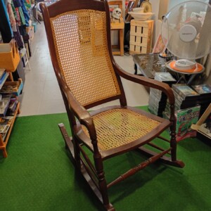mueble vintage mecedora retro autentica madera