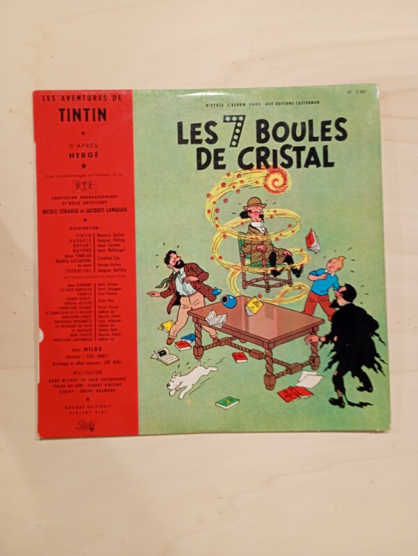 disco vinilo tintin las siete bolas de cristal