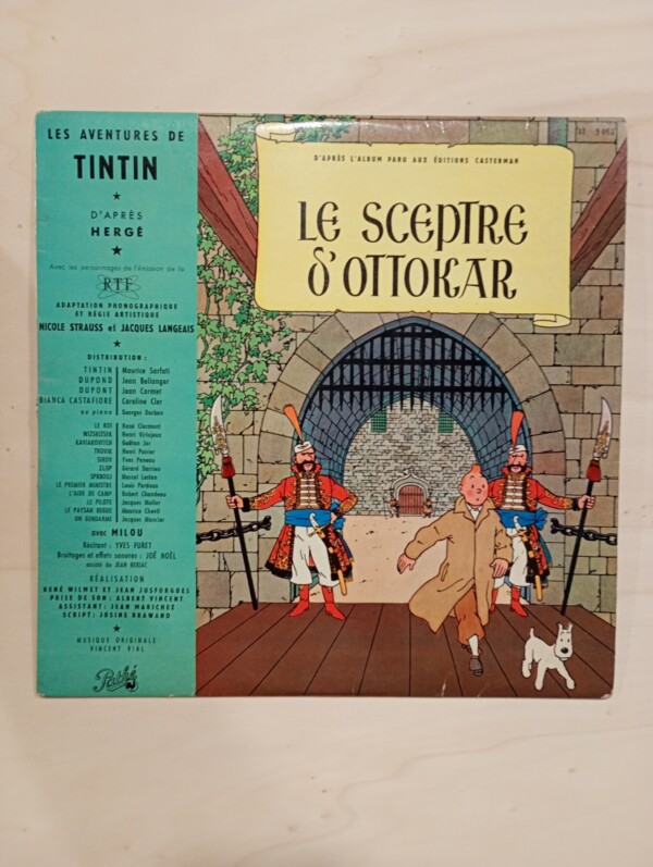 el cetro de ottokar audiolibro vinilo tintin