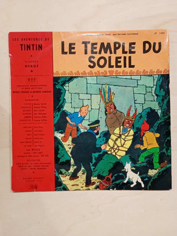 disco vinilo tintin el templo del sol adaptacion radiofonica vinilo