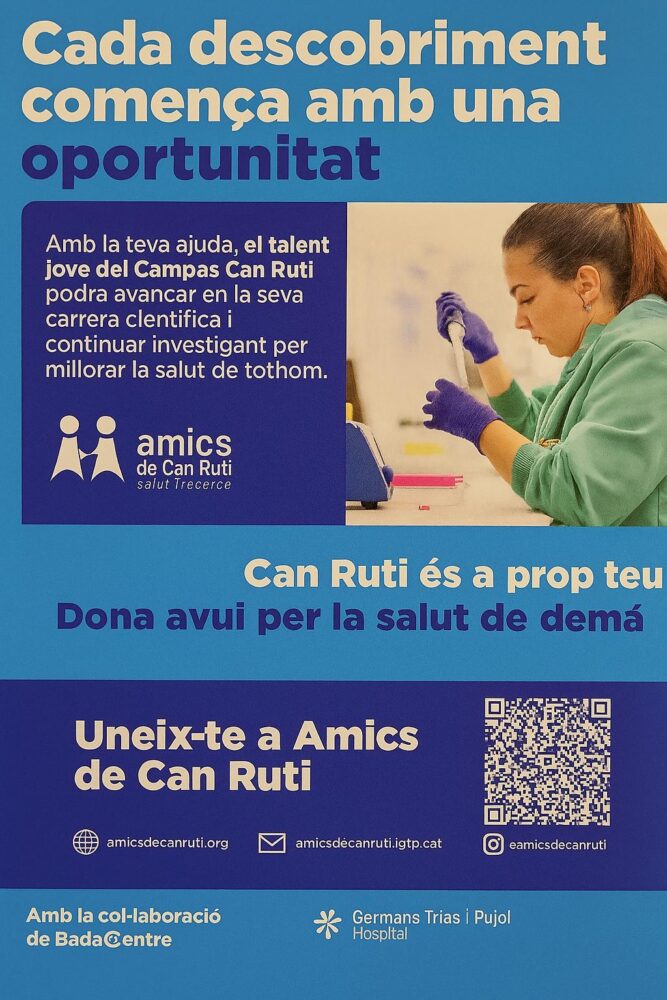 Apoya la investigación, únete a Amigos de Can Ruti - Hospital Germans Trias i Pujol