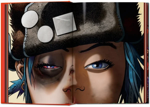 libro jamie hewlett 40 years gorillaz taschen 25 euros