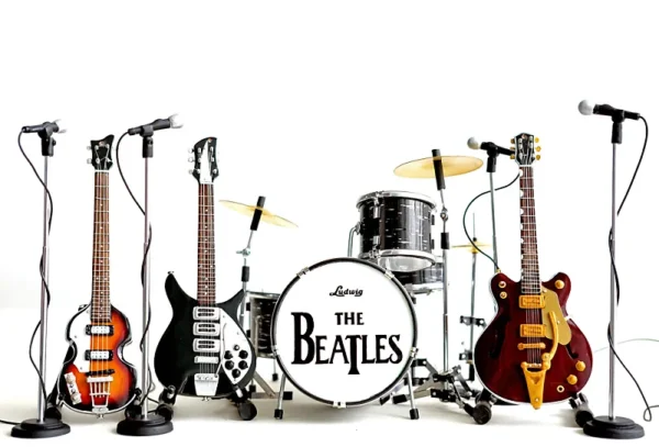 Set de Pins Metálicos Instrumentos The Beatles (4 piezas) - Imagen 2