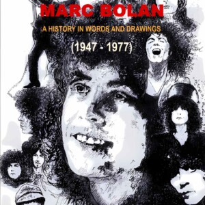 libros musica marc bolan t-rex ilustraciones wham vintage store