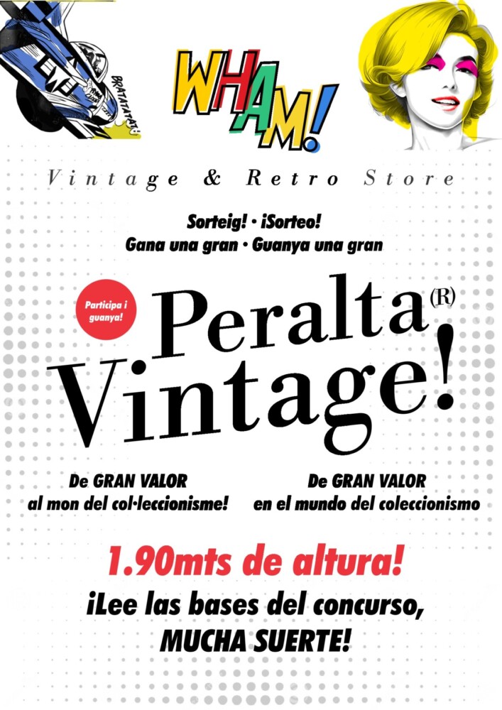 gran sorteo lote articulos vintage badalona antigüedades y retro style