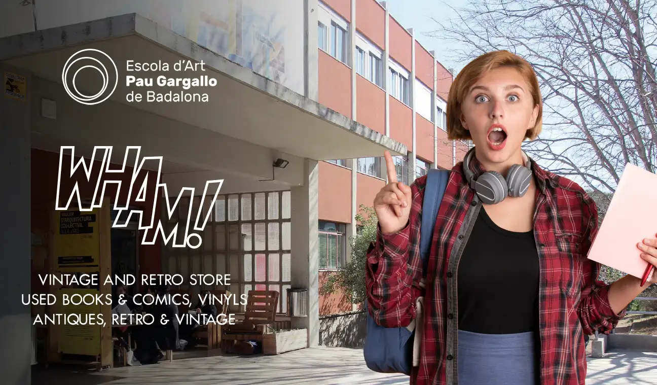 Negozio per studenti Pau Gargallo di design e arte retrò e vintage