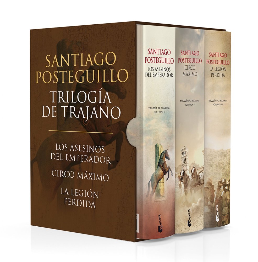 ESTUCHE TRILOGIA DE TRAJANO - SANTIAGO POSTEGUILLO