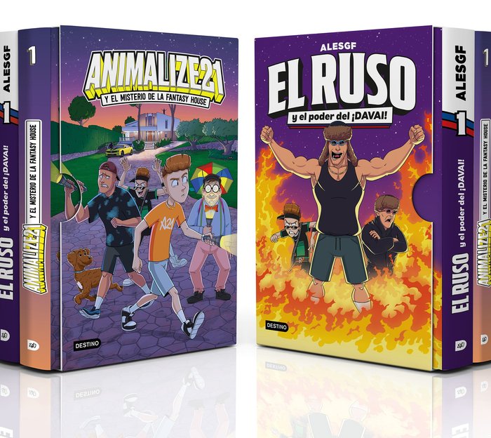 ESTUCHE ANIMALIZE 21 1 + EL RUSO 1 - ANIMALIZE21,ALESGF