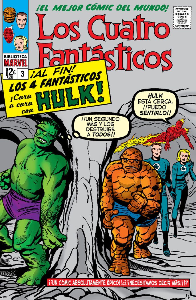 LOS CUATRO FANTASTICOS 3 1963 - JACK KIRBY/STAN LEE