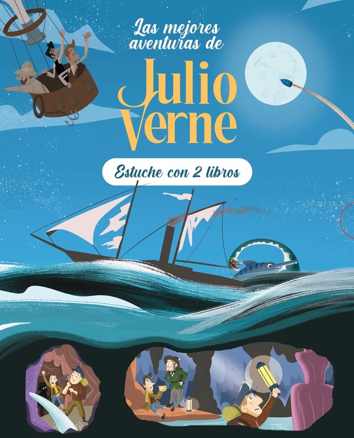 MEJORES AVENTURAS DE JULIO VERNE ESTUCHE,LAS - AA,VV