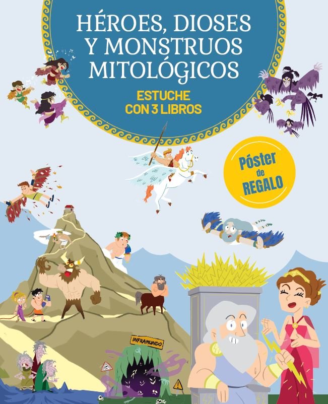 HEROES DIOSES Y MONSTRUOS MITOLOGICOS ESTUCHE - IACHINI,ANDREA
