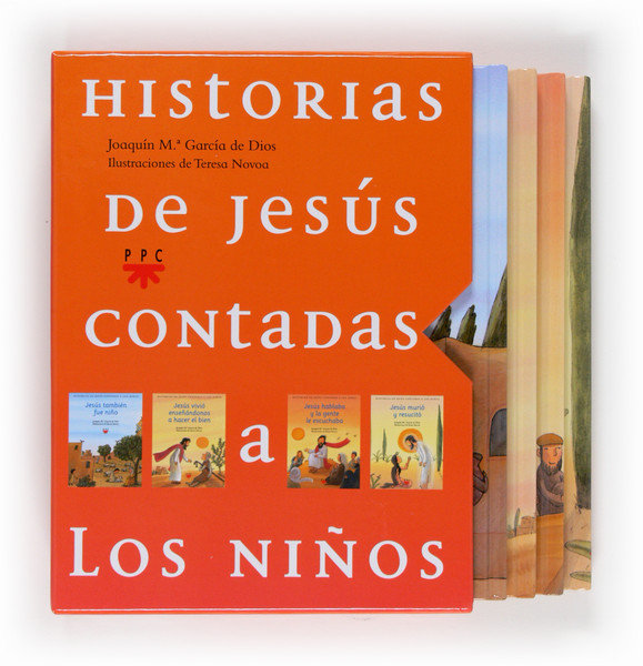 HISTORIA DE JESUS CONTADA A LOS NIÑOS PACK 4 LIBROS - GARCIA DE DIOS/NOVOA