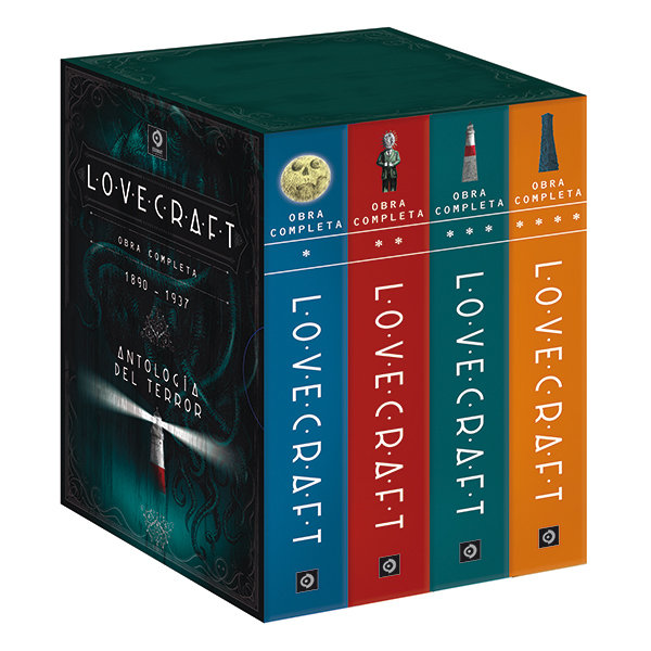 ESTUCHE H,P, LOVECRAFT OBRA COMPLETA 4 VOLUMENES - LOVECRAFT,H,P,