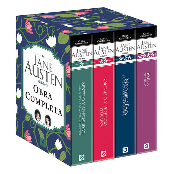 ESTUCHE JANE AUSTEN OBRA COMPLETA 4 VOLUMENES - AUSTEN,JANE