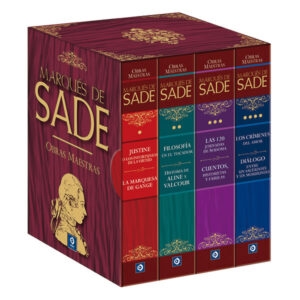 ESTUCHE MARQUES DE SADE OBRAS MAESTRAS 4 VOLUMENES - MARQUES DE SADE