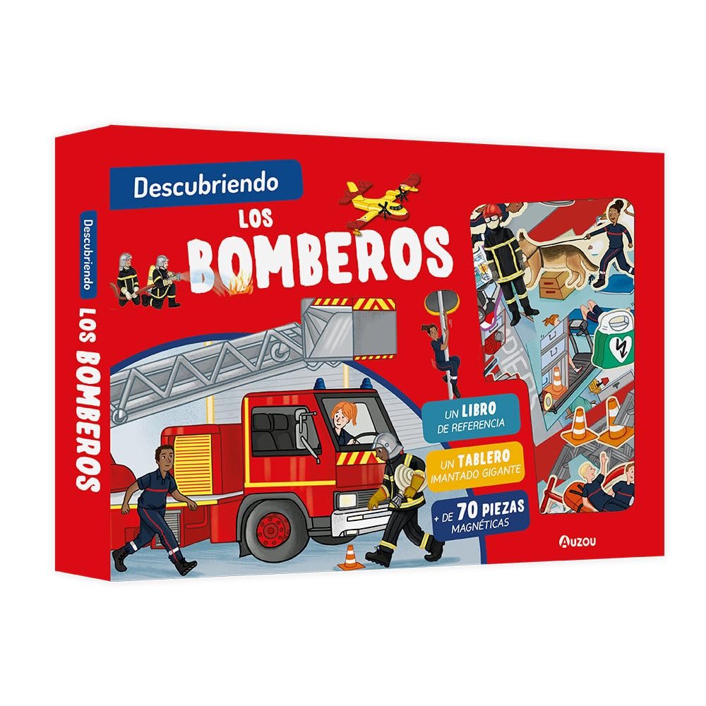 DESCUBRIENDO LOS BOMBEROS TABLERO MAGNETICO - JEAN-MICHEL BILLIOUD/DEBORAH PINTO