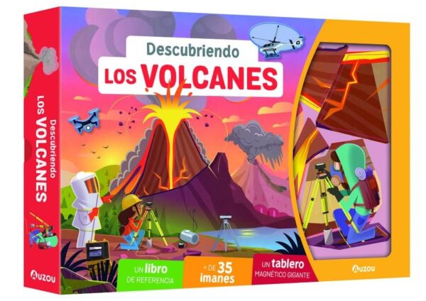 DESCUBRIENDO LOS VOLCANES TABLERO MAGNETICO - DAVID PATRICK