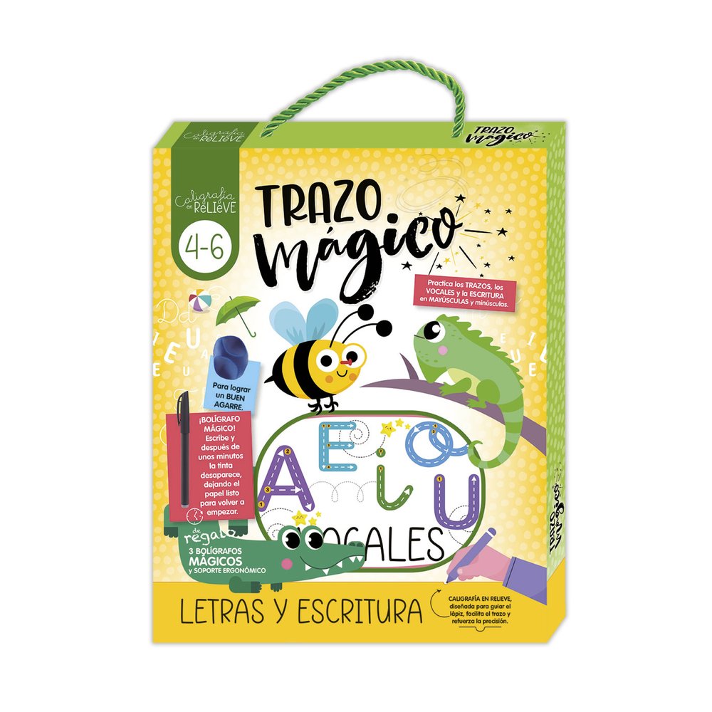 CALIGRAFIA EN RELIEVE ESTUCHE LETRAS Y ESCRITURA - IMAGILAND