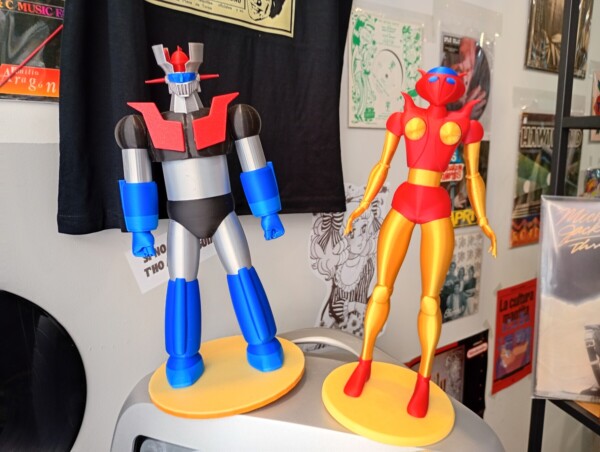 Mazinger Aphrodite figures Barcelona