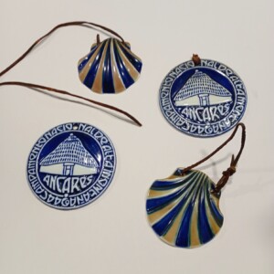 ceramica sagardelos autentica lote 4 piezas camino santiago wham vintage store barcelona