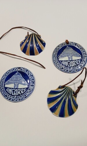 ceràmica sagardels autentica lot 4 peces camí santiago wham vintage store barcelona