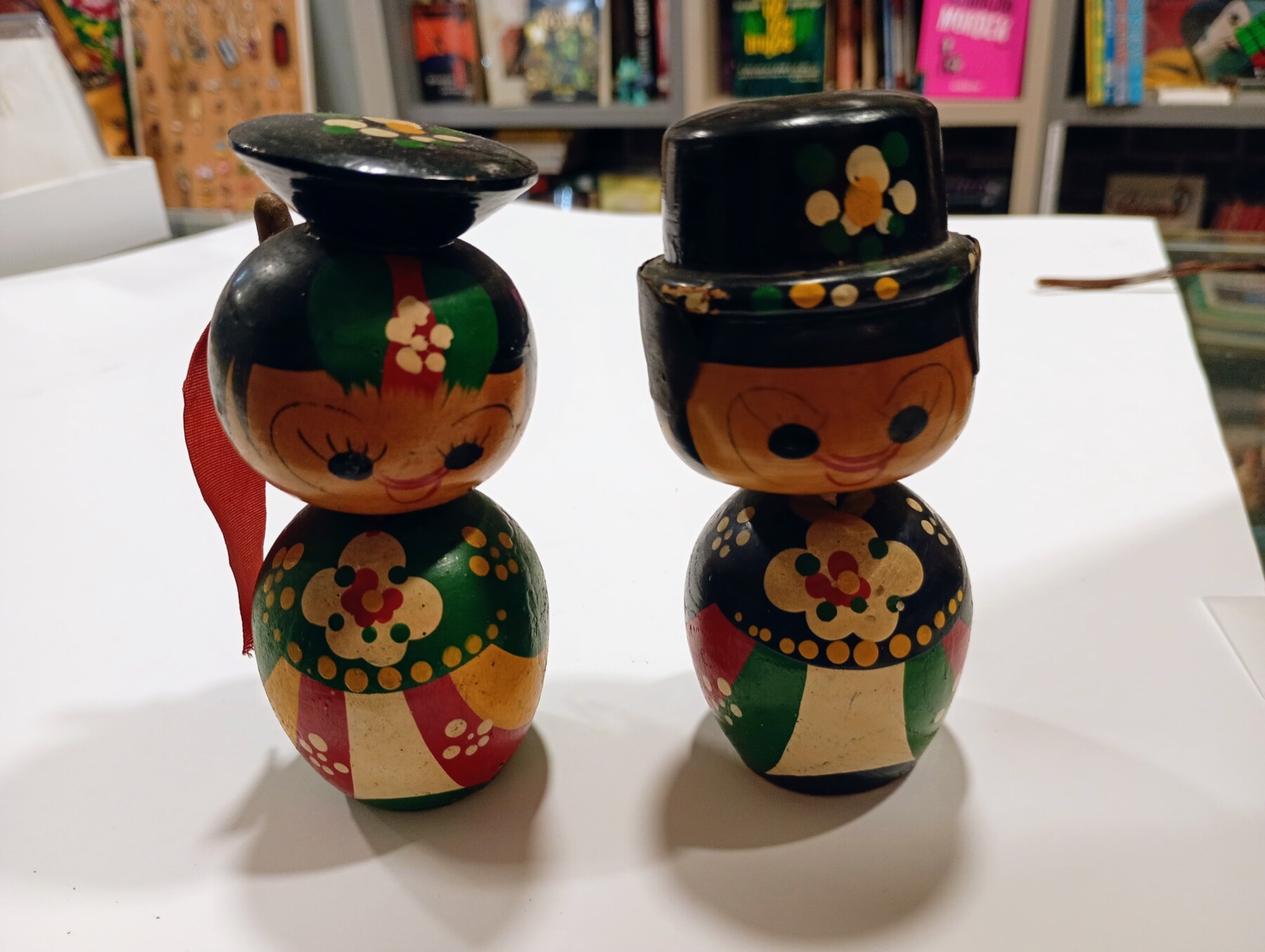 Muñecos de Madera Estilo Kokeshi (Folklore Mexicano) - Vintage Años 60 - Imatge 5