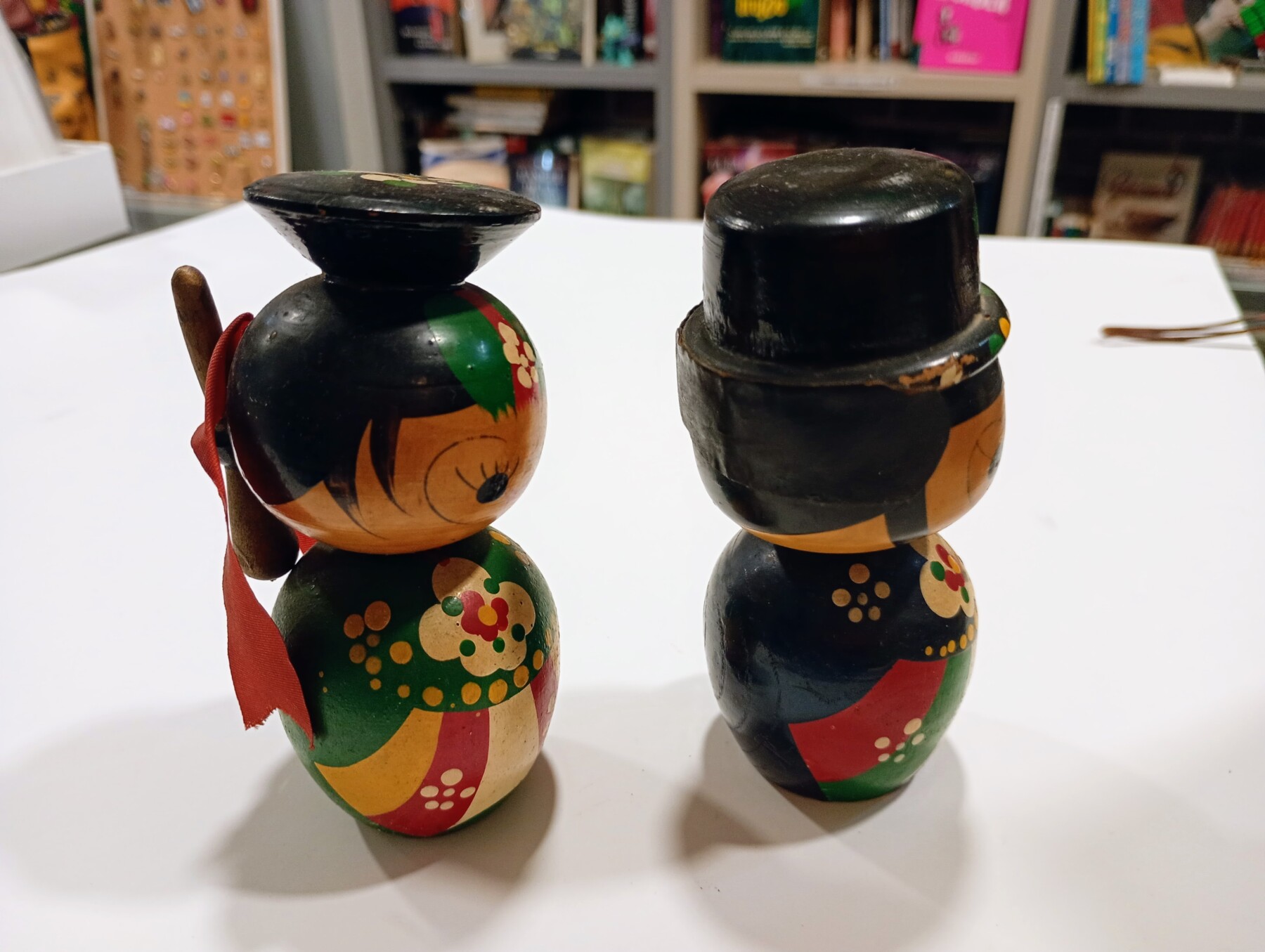 Muñecos de Madera Estilo Kokeshi (Folklore Mexicano) - Vintage Años 60 - Imatge 4
