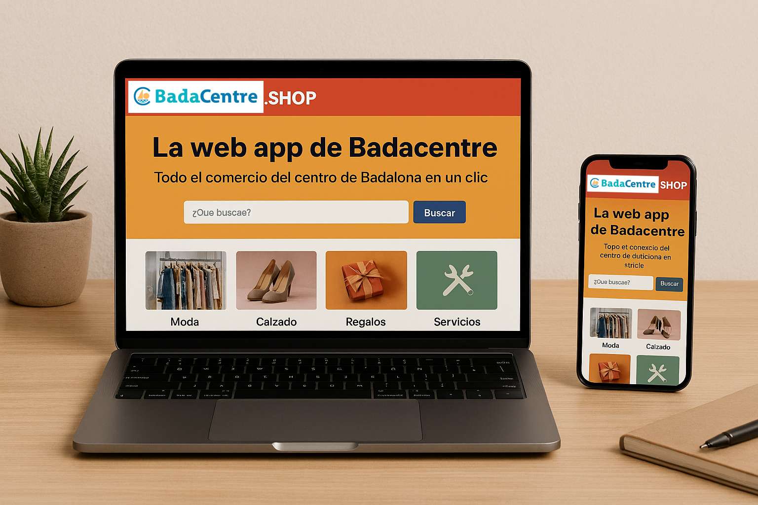 Badacentre presenta su nueva web App de comercio de proximidad: badacentre.shop