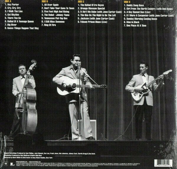 contenido disco johnny cash doble lp