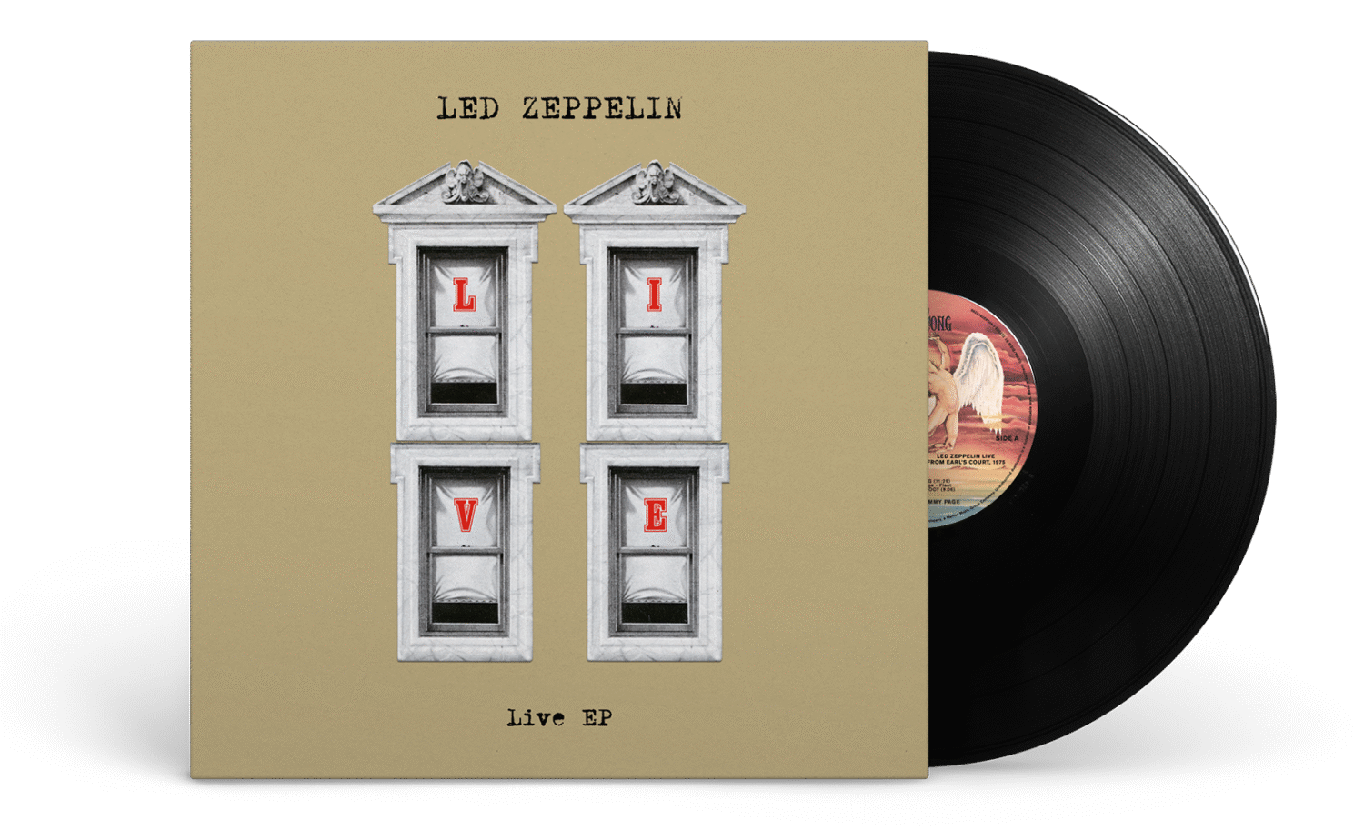 disco vinilo lp led zeppelin live directo