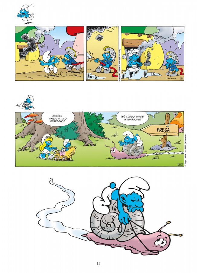 LOS PITUFOS LAS TIRAS COMICAS ED INTEGRAL - PEYO - Imatge 2